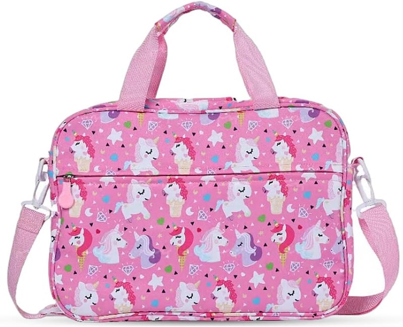 FunnyWin Kids Tablet Bag for Boy Girl Toddler Carrying Tablet Sleeve Carrying with Handle Shoulder Strap 13 inch - Image 1